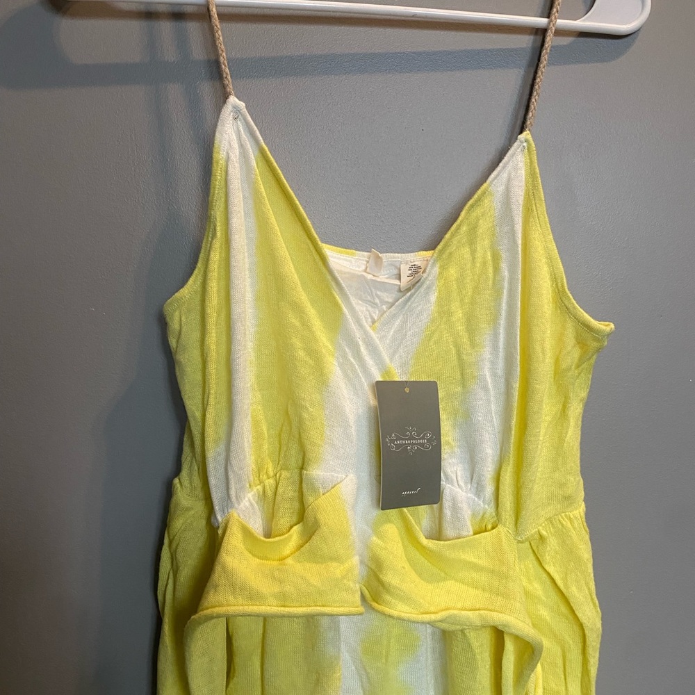 Anthropologie Yellow Sundress. Brand new.